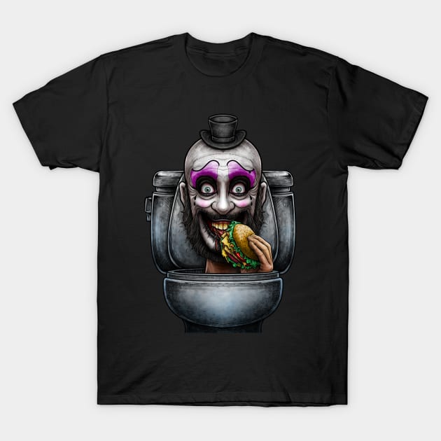 Horror toilet Monster #22 T-Shirt by Winya